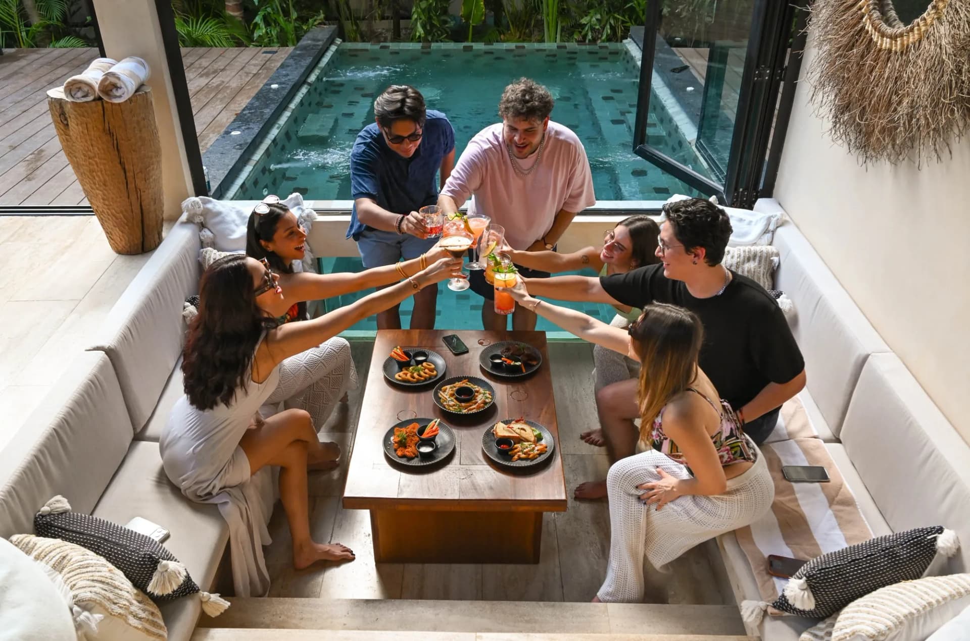 TROBBU all inclusive experience Riviera Maya - guest relaxing by private pool